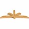 Ekena Millwork Davenport Rough Sawn Timber Gable Bracket, Western Red Cedar, 96"W x 36"H x 6"D x 6"F, 9/12 Pitch GBW096X36X0606DAV00RWR - alternate 3